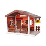 Brinquedo casinha faroeste c/ acessorios ref 418 samba toys