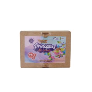 Quebra cabeca madeira princesa do reino 96pcs qcm020 multiplox
