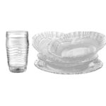 Aparelho jantar 16 pcs crystal ref 2642 wheaton