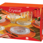 Aparelho jantar 16 pcs crystal ref 2642 wheaton