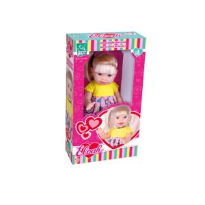 Boneca eloah 36cm c/ cabelo ref 507 super toys
