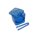 Pote p/ gelo acrilico c/ tmp e pegador azul 1027az plastifesta