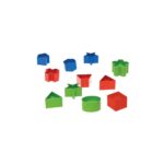 Brinquedo cubo didatico infantil color azul xis0528 mastertoy