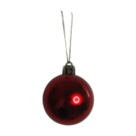 Kit c/ 12 bola de natal 6cm tubo prata ref 807 cp importacao
