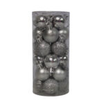 Kit c/ 24 bola de natal 3cm tubo ref 845 cp importacao