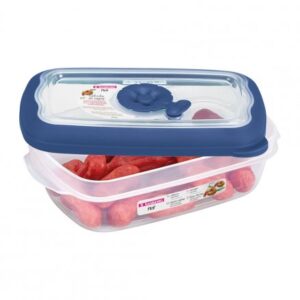 Pote 430ml ret transp tampa azul c/ valvula vapor sr717/5 sanremo