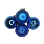 Kit c/ 09 bolas de natal 05cm dourada ref nbol tb59mix Multiart