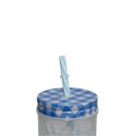 Copo vidro c/ tampa e canudo ref 71995 y888 importacao