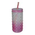 Copo vidro c/ canudo ref 72233 y888 importacao