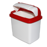 Lixeira 05 lts basculante 24x16,5x29cm ref 1348 Plasnorthon