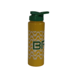 Garrafa 750 ml squeeze amarelo brasil ref 1181 bandeirante