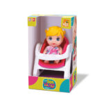 Boneca babies cadeirao de bebe ref 886 rotobrinq