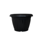 Vaso flor romano cachepot plantas plast n5 preto ref 774 jorani