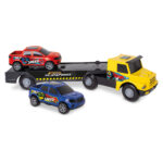 Caminhao plataforma extreme c/ 02 carrinhos ref 75 Samba Toys