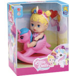 Boneca my little balancinho unicornio ref 8043 divertoys
