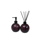 Kit difusor e porta sabonete liquido vidro ref 96153 fwb