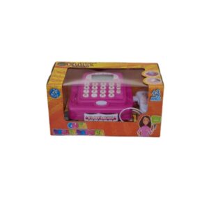 Caixa registradora infantil rosa c/ 20 pcs ref elt01002 elite