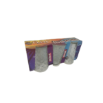 Jogo c/ 03 copos vidro 300 ml bolhas ref elv1065 elite