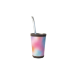 Cuia p/ terere inox revestida couro c/ bomba farlei