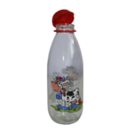 Produto Garrafa 01 lts vidro decorada milk ref 8533 eurovidros