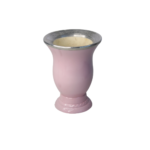 Cuia lisa colorida c/ borda cromado Farlei