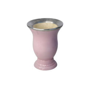 Cuia lisa colorida c/ borda cromado Farlei