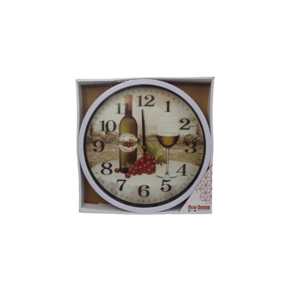 Produto Relogio de parede 30cm redondo ref ba40480 new goods