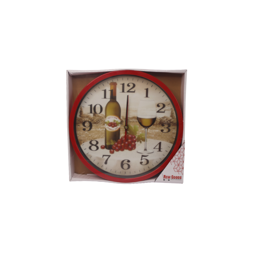 Produto Relogio de parede 30cm redondo ref ba40480 new goods