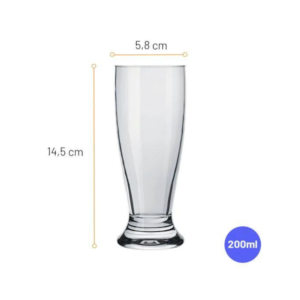 Copo 200 ml chopp munich vidro ref 7109 Nadir Figueiredo