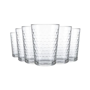Jogo c/ 06 copos 265 ml vidro batuque ref 2019 Nadir Figueiredo