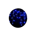 Pisca pisca led 200 lamp cascata azul 127v ref 1034 koruja azul