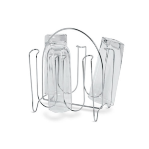 Secador copos c/ 06 lugares cromado ref 117 Niquelplast