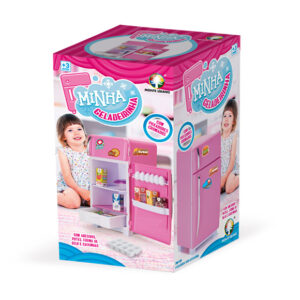 Minha geladeirinha infantil c/ acessorios ref 4590 monte libano