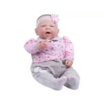 Boneca ninos reborn c/ boca aberta ref 2211 cotiplas