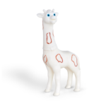 Brinquedo safari pintura girafa 22cm ref 917 Adijomar
