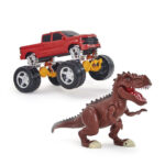 Brinquedo dinossauro rex attack c/ pick up bigfoot 956 Adijomar