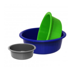 Jogo c/ 03 bacias canelada 1,0lt/2,0lts/4,0lts ref 4444 Inplast