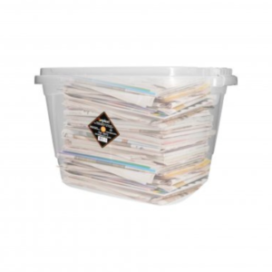 Caixa multiuso 17 lts retangular c/ trava transp ref 6679 Inplast