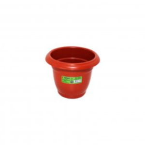 Vaso 1,0 lt redondo pequeno terracota ref 6715 Inplast