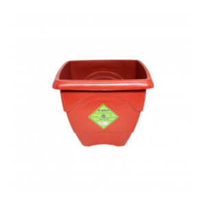 Vaso 5,5 lts quadrado medio terracota ref 6718 Inplast