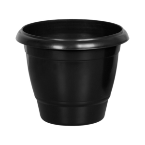 Vaso 21,5 lts redondo grande preto ref 99 Plasnew