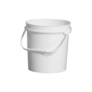 Balde 3,6 lts especial branco c/ tampa ref 3004 Plasnew