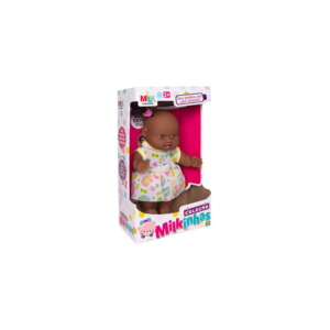 Boneca colecao milkinhas 20cm negra ref 477 Milk
