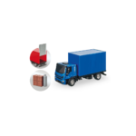 Caminhao iveco tector bau ref 451 usual brinquedos