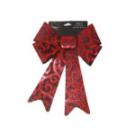 Enfeite laço arabesco camurça 22,8x38cm ref yj8849 Rio Master