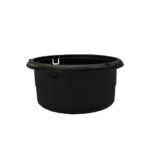 Vaso n 19 orquidea 02 lts preto sem prato ref 196 jorani