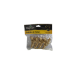 Kit c/ 04 enfeite natal anjo metalizado ref nta1081 fartex