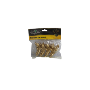 Kit c/ 04 enfeite natal anjo metalizado ref nta1081 fartex