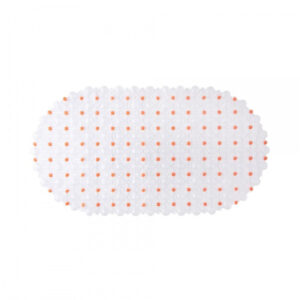 Produto Tapete banheiro 64x34cm pvc oval c/ ventosa ref ck0176 Clink