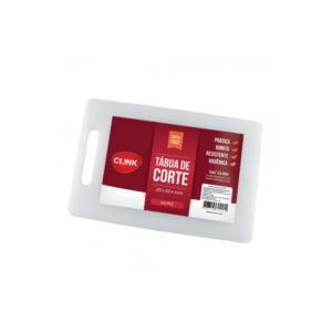 Tabua de corte 20x30cm plastico branco ref ck200 Clink